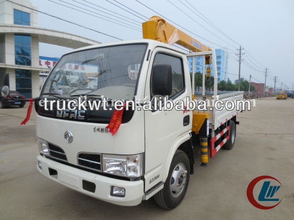 4*2 Dongfeng FRK Mini Truck Mounted Crane 2.5 ton