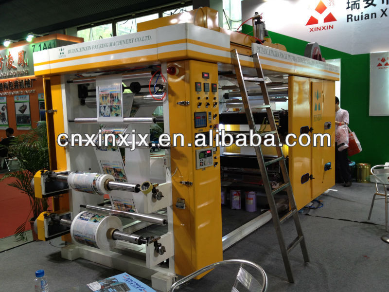 4-6 color flexo graphic printing machine price from xinxin