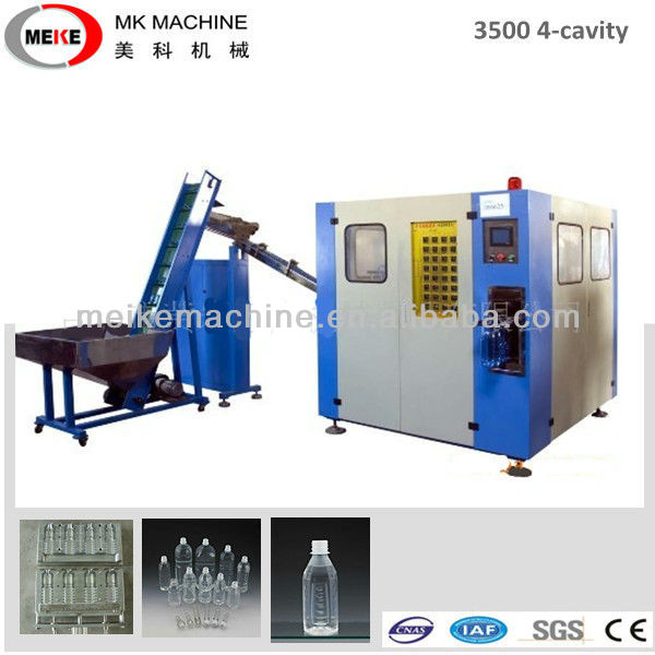 4-cavity 3500BPH PET bottle blow molding machine