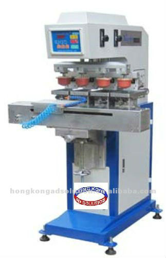 4 color shuttle pad printer 150*100 plate size