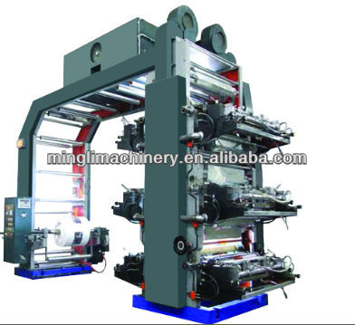 4 Colors Film Flexographic Printing Machine