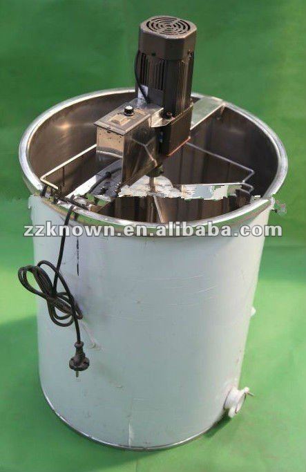 4 frames hand crank stainless steel honey extractor