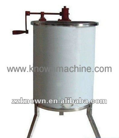 4 frames manual stainless steel honey extractor with big gear