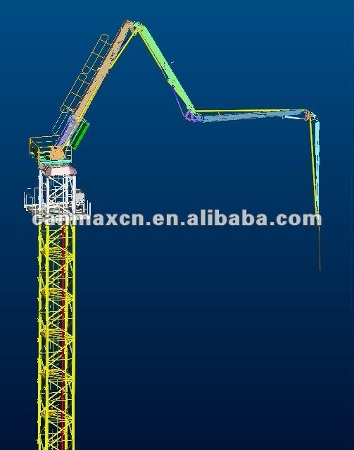 42m ZOOMLION tower concrete placing boom HG42T-5RZ