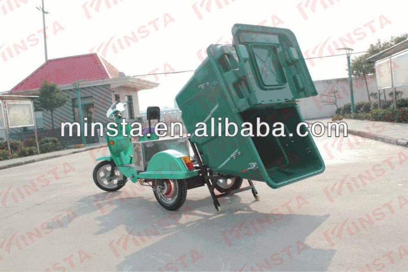 48v 24AH Maintenance-free battery electric type mini garbage truck