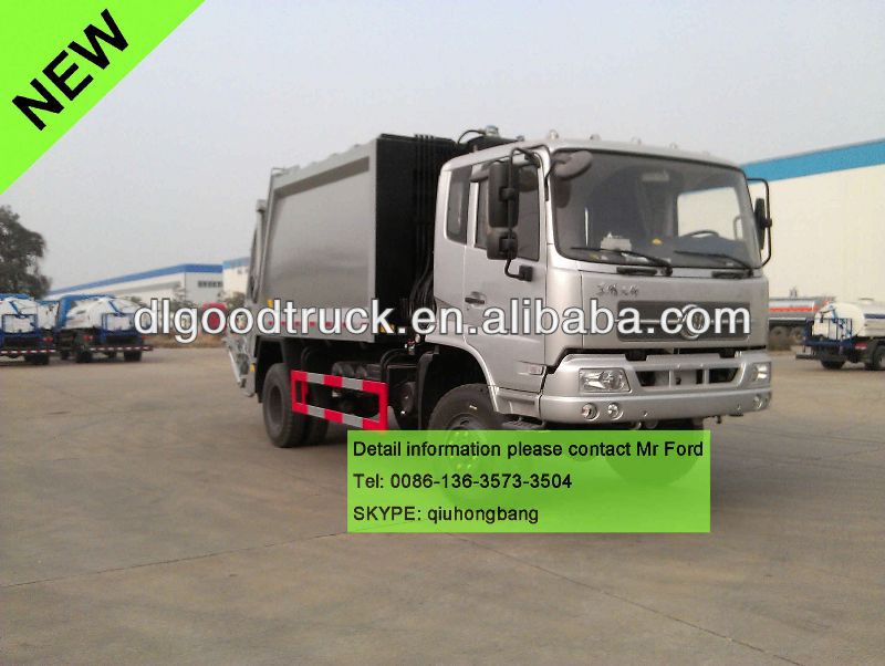 4X4 4WD 10T garbage truck garbage compactor body