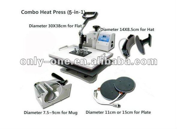 5 in 1 Heat Transfer Machine