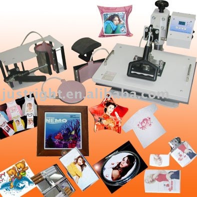 5 in 1 multifunction Heat Press Machine 15"*15"CE certificate