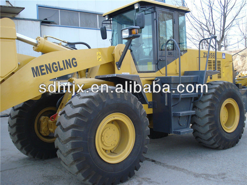 5 T ZL956 chinese front end wheel loader for sale with CE and brand engine