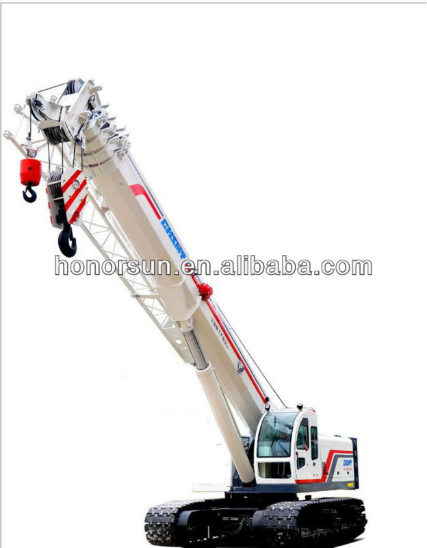 50 ton telescopic crawler crane