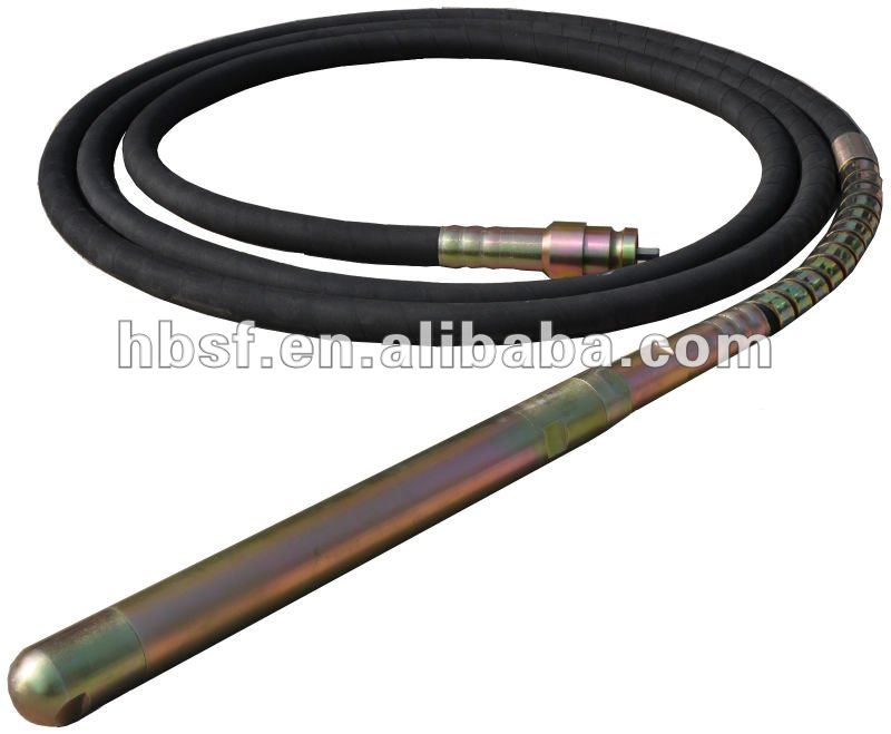 50mm plug-in concrete vibrator with flexible hose