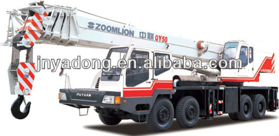 50T ZOOMLION Hydraulic Truck Crane/Half Cab 50T ZOOMLION Mobile Truck Crane/ZOOMLION QY50D531 Truck Crane