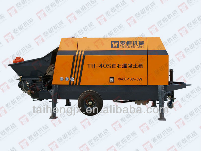 55KW 45m3/h mini trailer concrete pump