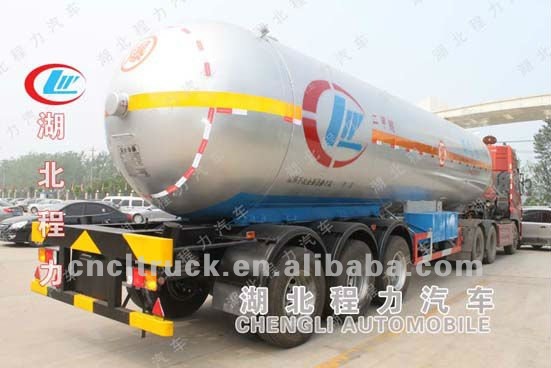 58.5 cbm 3axles LPG semi trailer