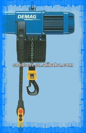 5ton Demag Electric Hoist With Pendant Control,CD1/MD1 Wire Rope Electric Hoist,Demag Type Electric Hoist