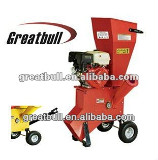 6.5hp gasoline industrial tractor wood cutting machine chipper shredder