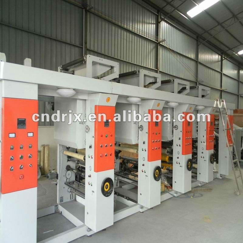 6 Colors Normal Speed Rotogravure Printing Machine