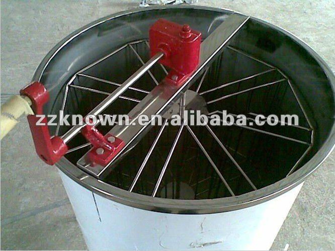 6 frames manual stainless steel honey extractors