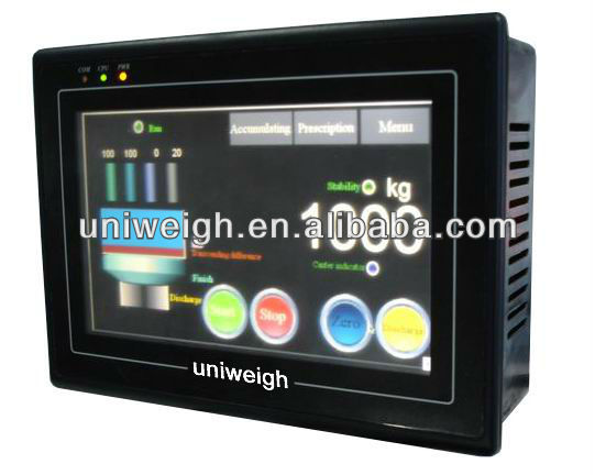 6 materials touch screen weighing dispensing batching controller