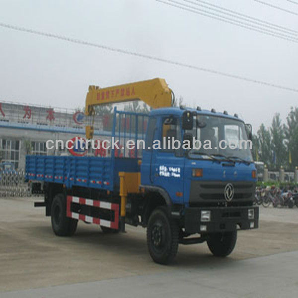 6 ton Dongfeng truck mounted crane