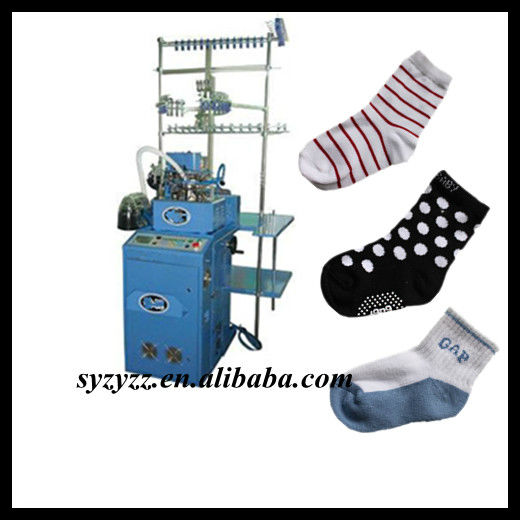 6F computerized terry socks knitting machine