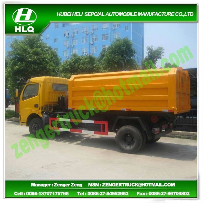 7 m3 Garbage Container with Arm Roll Garbage Truck