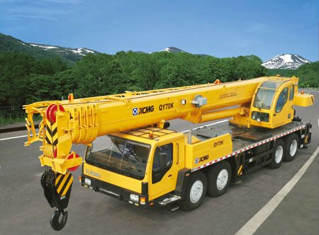 70T fully hydraulic truck crane