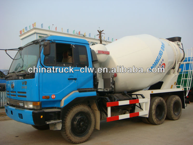 8-12cbm nissan concrete mixer truck for hot sales