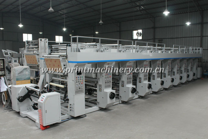 8 Color Rotogravure Printing Machine