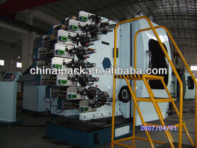 8 colors printing machine