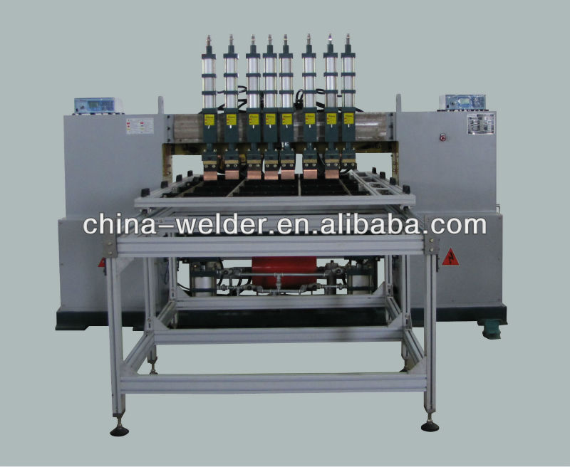 8 heads Manual Gate-style Metal Mesh Welding Machine