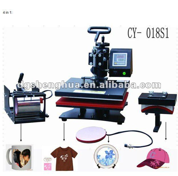 8 in 1 transfer press machine set sublimation mug cloth dishes cap printing