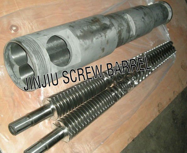 80/156,90/188,65/132 Conical twin screw and barrel for pipe,profile,board