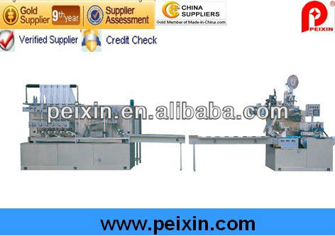 80 Pieces Automatic Wet Tissue Packaging Machine 80 Pieces Automatic Wet Tissue Folding Machine