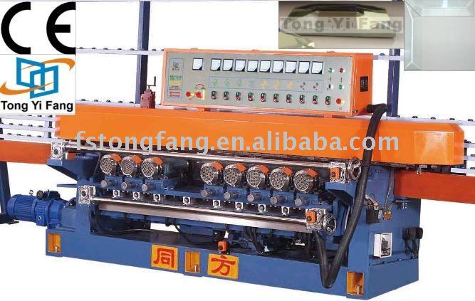 9 motors Glass straight-line beveling machine