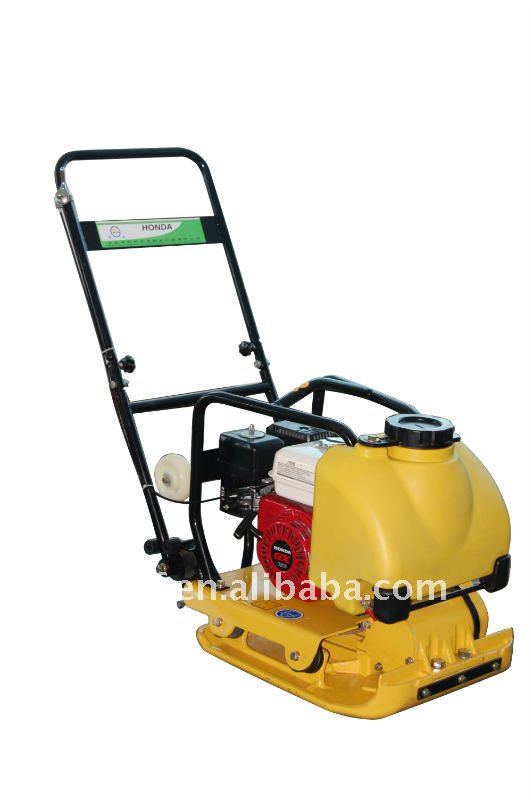 95kg Gasoline Asphalt Plate Compactor with Wheels