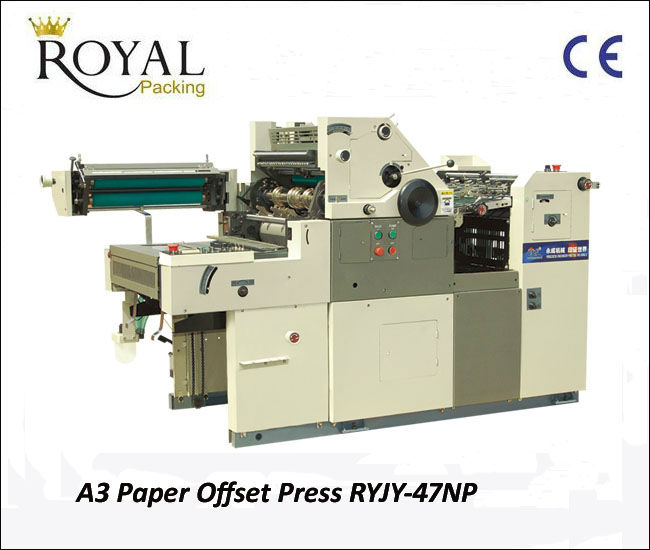 A3 Paper Offset Press With NP System RYJY-47NP