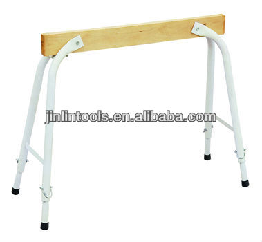 adjustable folding wooden saw horse,trestle