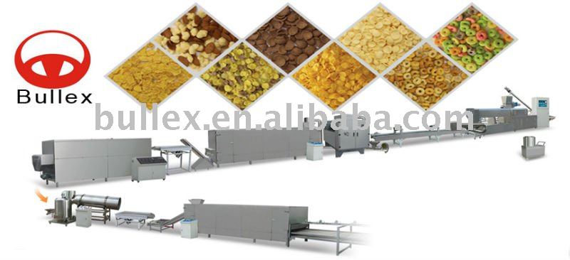 Advanced bigger capacity corn flakes prdocution line