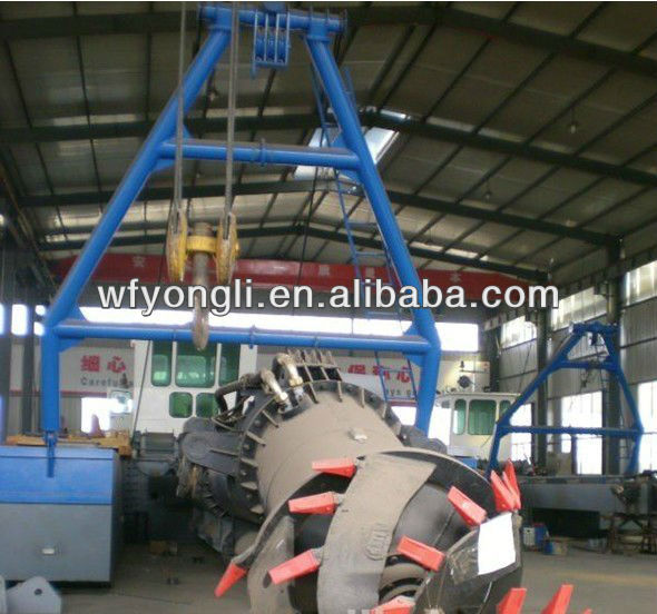 Advanced hydraulic cutter suction sand dredger