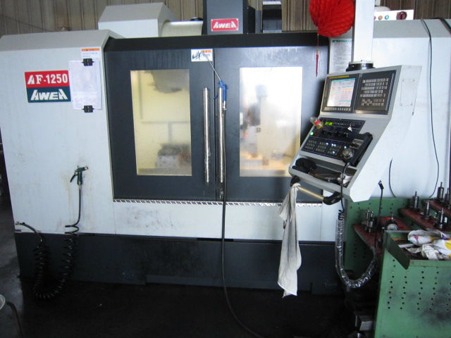 AF-1250 USED AWEA CNC VERTICAL MACHINING CENTER