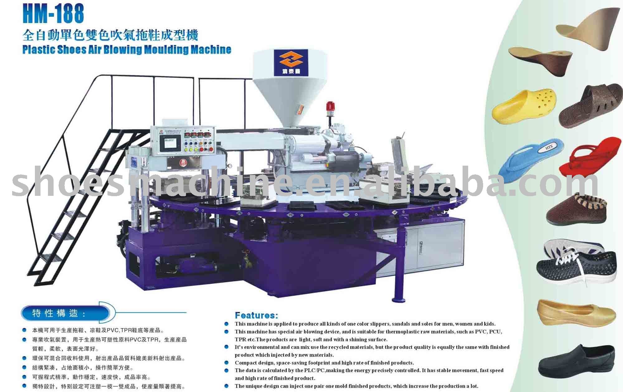 air blowing injection moulding machine
