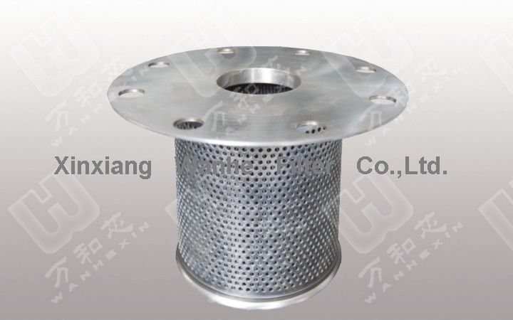 air intaking filter cartridge for refrigeration compressor