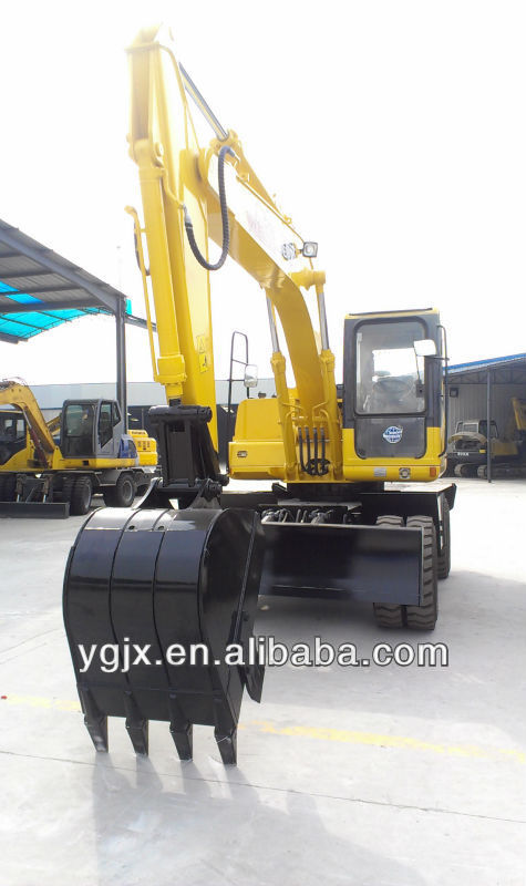 All imported hydraulic system Wheel excavator WYL135*4-8