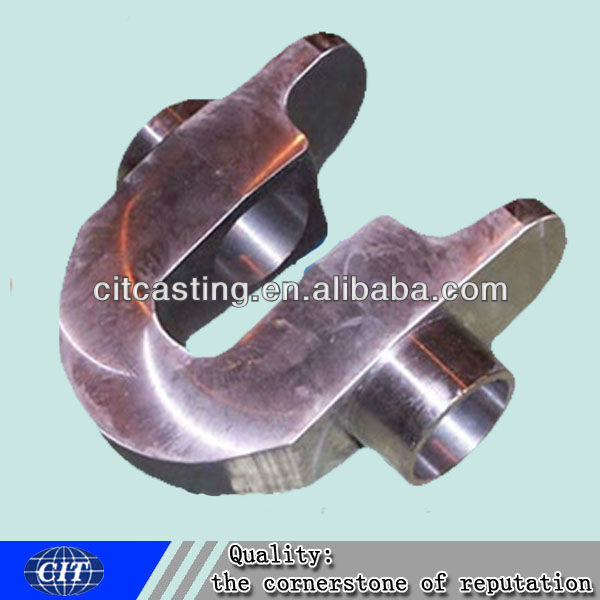 alloy steel forging construction machinery parts train hook