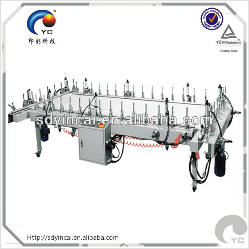 Aluminiun clamp stretching machine for screen printing frame