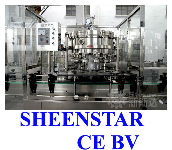 Aluminum pop-top can filling and capping machine