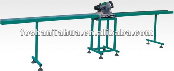 Aluninum spacing bar cutting machine