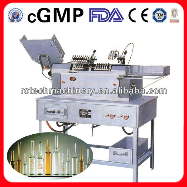 Ampoule Filling and Sealing Machine for Injectable liquid(FDA&EU cGMP Approved)