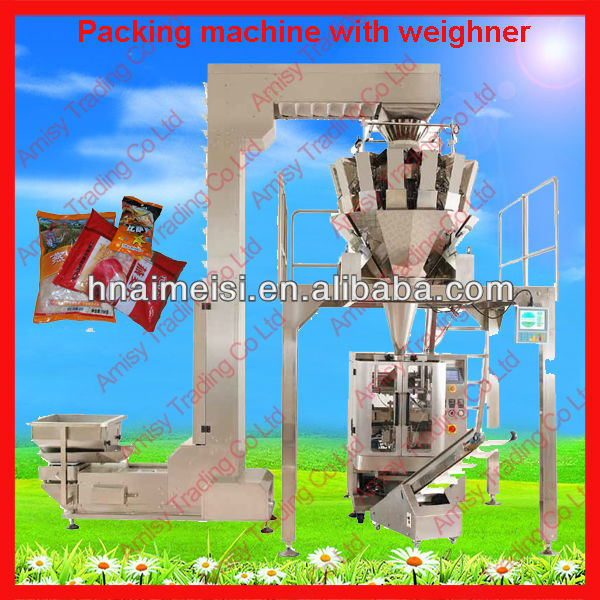 AMS 398 10 head Weighter Dry Nuts Packing Machine 0086 371 65866393